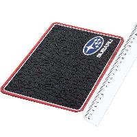 Коврик на панель плоский 200*125мм, принт камень, Черный, в углу эмблема SUBARU SKYWAY HX-19 Subaru