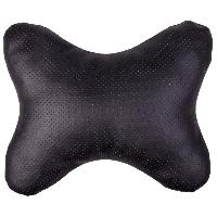 Подушка подголовник Косточка экокожа, Черная, SKYWAY S08001001 (1/15) 