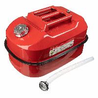 Канистра металлическая горизонтальная Красная 20 л, тройная ручка (43*29*26cm) S02601027 (1/4)