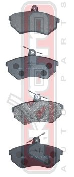 PF-0016  Колодки тормозные дисковые AKYOTO AKD-1052 VW PASSAT(3B2/3B5) 96-00/AUDI A4(B5/B6) 95  FR