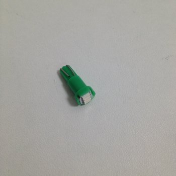 Светодиод T 5 12V GREEN 3SMD W2,0x4,6D (Mаяк) (12T5-G/3SMD)