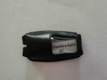 Чехол на брелок иммобилайзера (метка) PANDORA R468BT, кожа черная