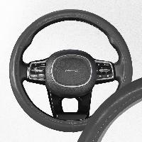 Оплетка экокожа Top-11 M (37-39 см) Серая  S01102498 SKYWAY 