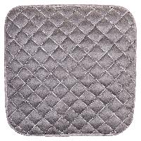 Накидки экозамша, переднее сиденье без cпинки 41*41см, СЕРЫЕ с белой строчкой, шт. SKYWAY  S01304001