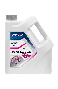Антифриз TOYOTA LEXUS Antifreeze -40°С (красный), 5кг  VITEX		