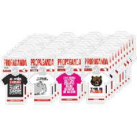 Ароматизатор подвесной текстиль майка Propaganda Прикол (аромат ассорти) , шт.   (1/40)