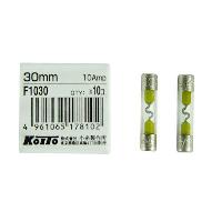 Предохранитель стеклянный 6*30мм, 10 А, шт.  KOITO (уп.10 шт.) F1030