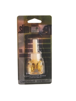Ароматизатор на дефлектор жидкий SLIM (Сменный блок) Тропическая дыня (8 мл.) SMRFL- 65