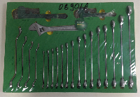 Набор ключей рожково-накидных в ложементе (22 предмета), к-т  Т79 (08901А) TSTOP
