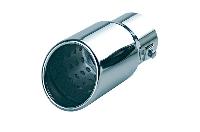 Насадка на глушитель d60D85L155мм, косой выход, округлый край, хром, TM-889