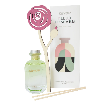 Ароматизатор жидкий флакон/палочки FLEUR DE SHARM, 140мл CA-366, CityUp (1/12)