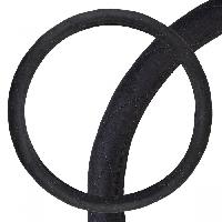 Оплетка экозамша (алькантара) с прострочкой Large-1 (45-47см) 2XL  Черная SKYWAY