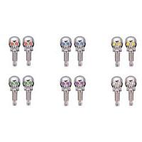 Жиклер стеклоомывателя с подсветкой LED Blue Череп (блистер 2 шт), к-т  YC 272A-B