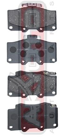 PF-1387 Тормозные колодки Akyoto AKD-1387 T.Hilux (ZN13#,LN8#,9#,RN1#,YN8#)   FR