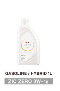Масло моторное ZIC ZERO 16 0w16  SN PLUS/GF-5 1л  (гибридные авто, 100% синт. с ПАО) (1/12)