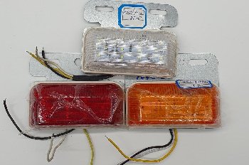 Фонарь габаритный 12V, 50*100мм, арт 7005/ S-Q-219, прозрачный, шт    (уп 4 шт)