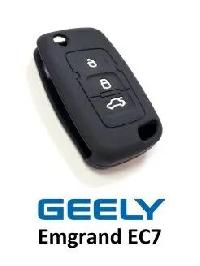 Чехол на ключ автомобильный силиконовый GEELY (3 кнопки) (Emgrand EC7 Cauchy) 