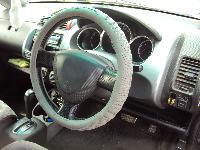 Оплетка экокожа 39-41 см L 17601 GR  серая