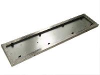 Рамка номера металлическая антивандальная, Хром, SLP 29  (к-т 2 шт.) , к-т