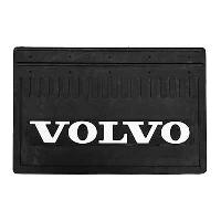 Брызговик плоский на длинномер передний 520*330*6мм, черный, надпись VOLVO (2 шт), к-т DA-NP178