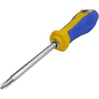 Отвертка с двусторонним стержнем PH2(+) и 6мм(-) L100 мм, с боковым отверстием,  KK-12  (уп.10 шт)
