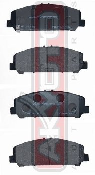D10601LA1A/D10609FE0A Колодки тормозные дисковые  Akyoto AKD-ZC60 N.Armada/Infiniti QX56  04-  FR