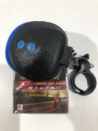 Фонарь велосипедный задний с лазерным обозначением габаритов, синей подсветкой