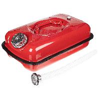 Канистра металлическая горизонтальная Красная  5л, складная ручка (40*14*26cm) S02601021 (1/8)