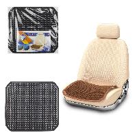 Подушка на сиденье с массажером из деревянных пластин, черная 42x40см Nova Bright-fusion (47570)