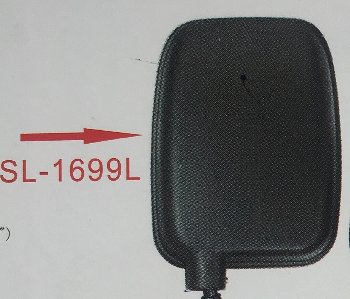 Зеркало заднего вида  SL-1699L   (130*170 мм SR600) на стойку T.Dyna /Toyoace