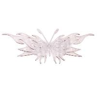 Наклейка металлизированная БАБОЧКА, хром Большая SKYWAY (SNO.193)