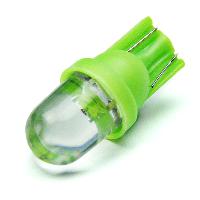 Светодиод T10 12V GREEN  W2,1x9,5D (Маяк) (12T10-GREEN)