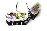 Фары галогеновые 100* 42* 62 мм, H3 12V 55W, лазерные, овал (2шт), к-т    JH-40RB  Hyper-F  (1/40) 