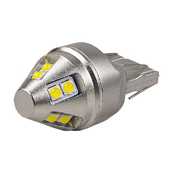 Светодиод T20/5 12-24V WHITE 10SMD биполярная 2-конт SKYWAY S08202096, (к-т 2шт.)