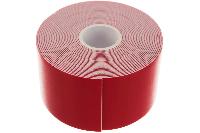 Скотч двусторонний белый 44 мм, красная пленка (уп.40 шт.)  Ю.Корея