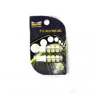 Светодиод T10 12V WHITE 13 SMD W2,1x9,5D (блистер 2 шт) (Маяк) (12T10W/13SMD/2 BL),к-т