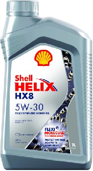 Масло моторное Shell Helix HX8  5w30 SL/CF, 1L  (1/12)  синтетика