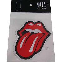 Наклейка декоративная Язык красный влево  CLXT- 43