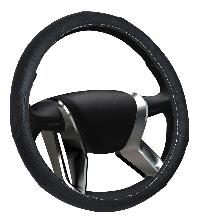 Оплетка экокожа перфорированная AZARD Senator Texas L (39-41см) , черный (OPLS0902), шт.