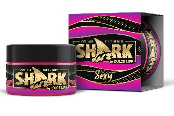 Ароматизатор на панель гелевый банка пластик Секси DolceLife Shark, TZ-10 (уп 40шт.)