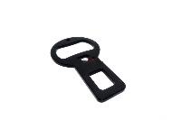 Заглушка ремня безопасности металлическая черная-Открывашка, шт