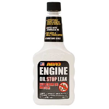 Герметик масляной системы ENGINE Oil STOP LEAK, 354 мл (на 6 л масла) EO-414 ABRO (уп.12 шт)