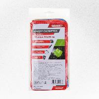 Салфетка микрофибра 20*20см (набор 10 шт), к-т  SKYWAY S03902011