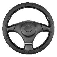 Оплетка кожа рельефная перфорированная Base Gorilla-3 L (39-41 см) Черная SKYWAY S01102555		 