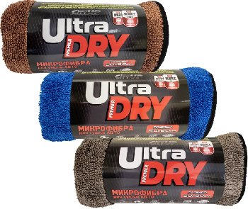 Салфетка Микрофибра Махровая с кантом Ultra DRY 50*80см, шт. CA-139XL CityUp (1/50)   
