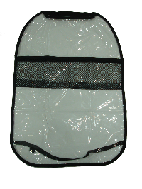 Накидка защитная на спинку сидения, ПВХ, прозрачная, 65*45см (большая) 