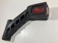 Фонарь габаритный боковой (рог) LED 12-24V, высота 19 см, к-т (2 шт)  X-22 