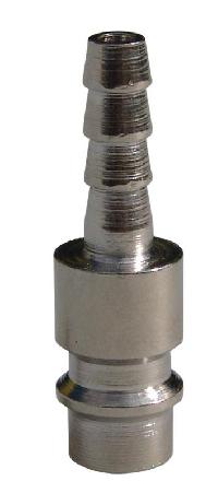 Разъем быстросъемный металл - штуцер d  6 , (П) (ёлка под трубку ПВХ)  