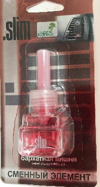 Ароматизатор на дефлектор жидкий SLIM (Сменный блок) Бархатная вишня (8 мл.) SMRFL- 300