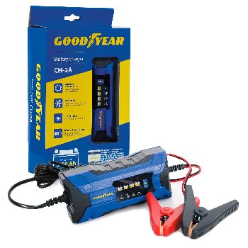 Зарядное устройство импульсное GOODYEAR CH- 2A (6-12V, 230V, 2A) 